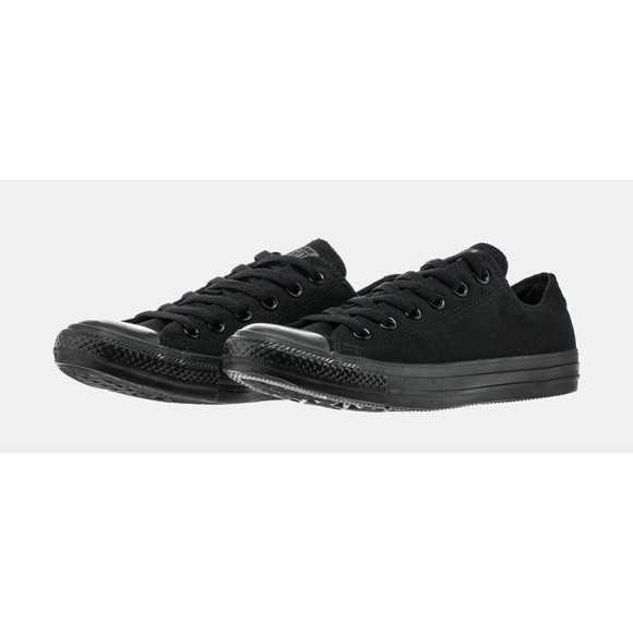 Converse Black CHUCK TAYLOR All Star Low Top Canvas Shoes Mens 12 New Fast Ship - Picture 1 of 12